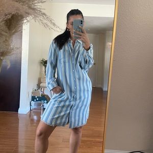 Pinstripe dress